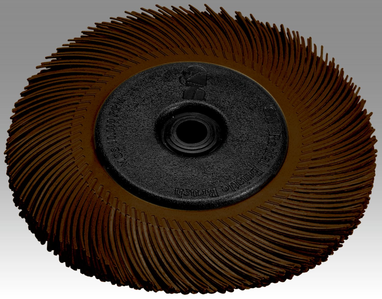 7100138290 - Scotch-Brite Radial Bristle Brush, 6 in x 1/2 in x 1 in 36 With Adapter, 5 ea/Case