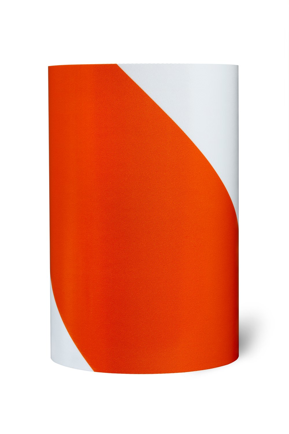 7100134927 - 3M Advanced Flexible Engineer Grade Pre-Striped Barricade Sheeting 7336L, Orange/White, 6 inch Stripe/Left, Configurable Roll