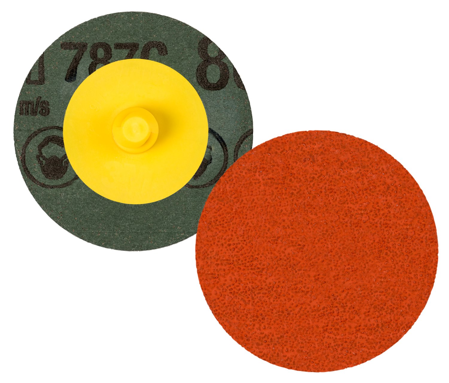 7100100961 - 3M Roloc Fibre Disc 787C, 80+, TR, 3 in, Die R300V, 50/Carton, 200 ea/Case