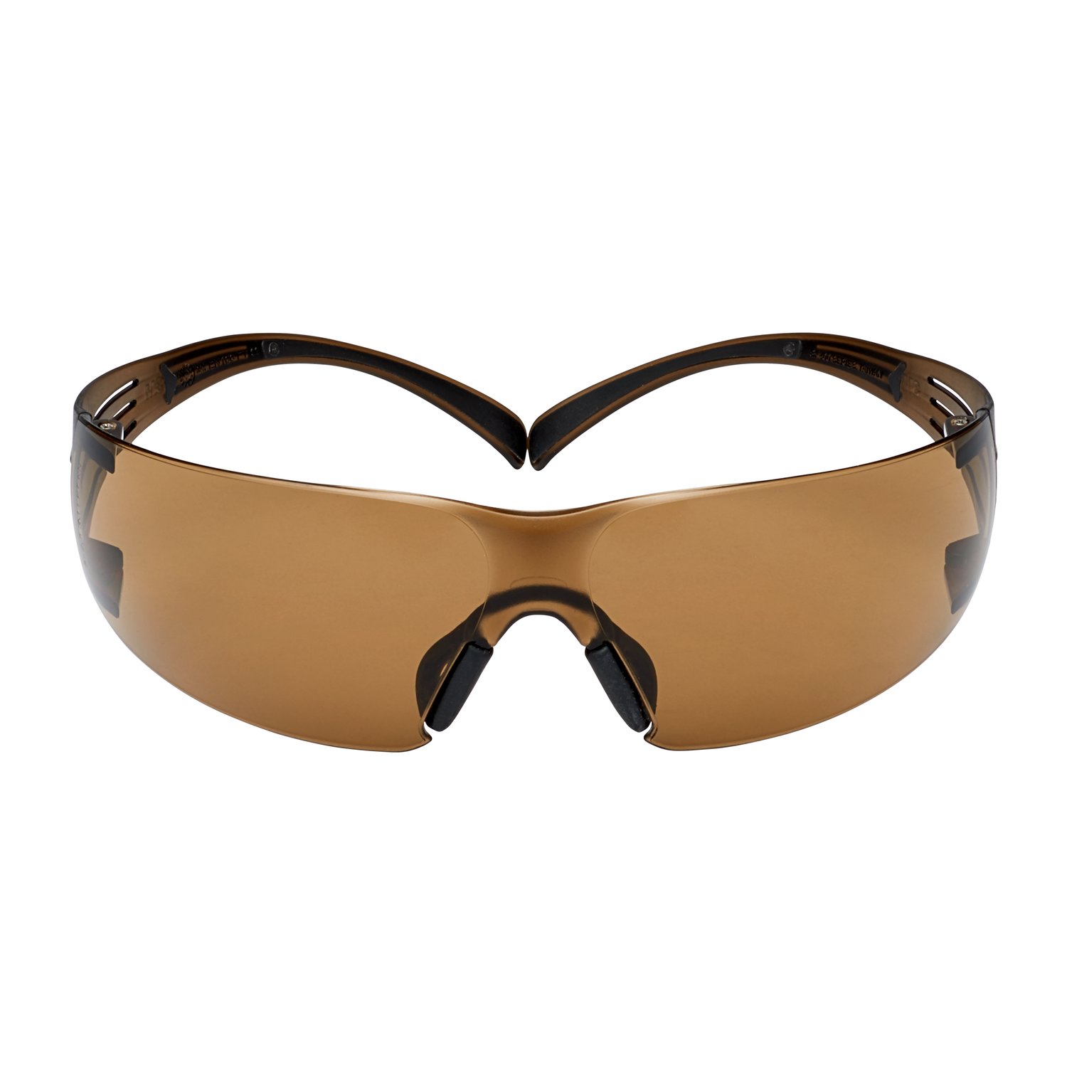 7100155940 - 3M SecureFit Safety Glasses SF405SGAF-BLA, Black/Brown, Brown Scotchgard Anti-fog Lens, 20 EA/Case