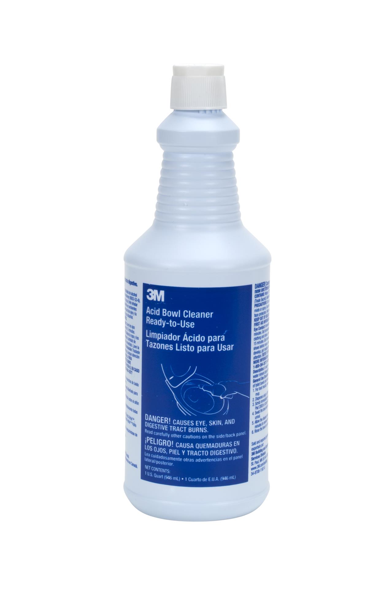3M™ Acid Bowl Cleaner, Ready-to-Use, Quart, 12/Case Aircraft 9362611