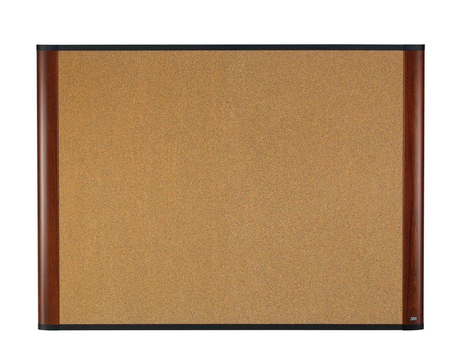 7010332244 - 3M Cork Board C7248MY, 72 in x 48 in x 1 in (182.8 cm x 121.9 cm x 2.5
cm) Mahogany Finish Frame