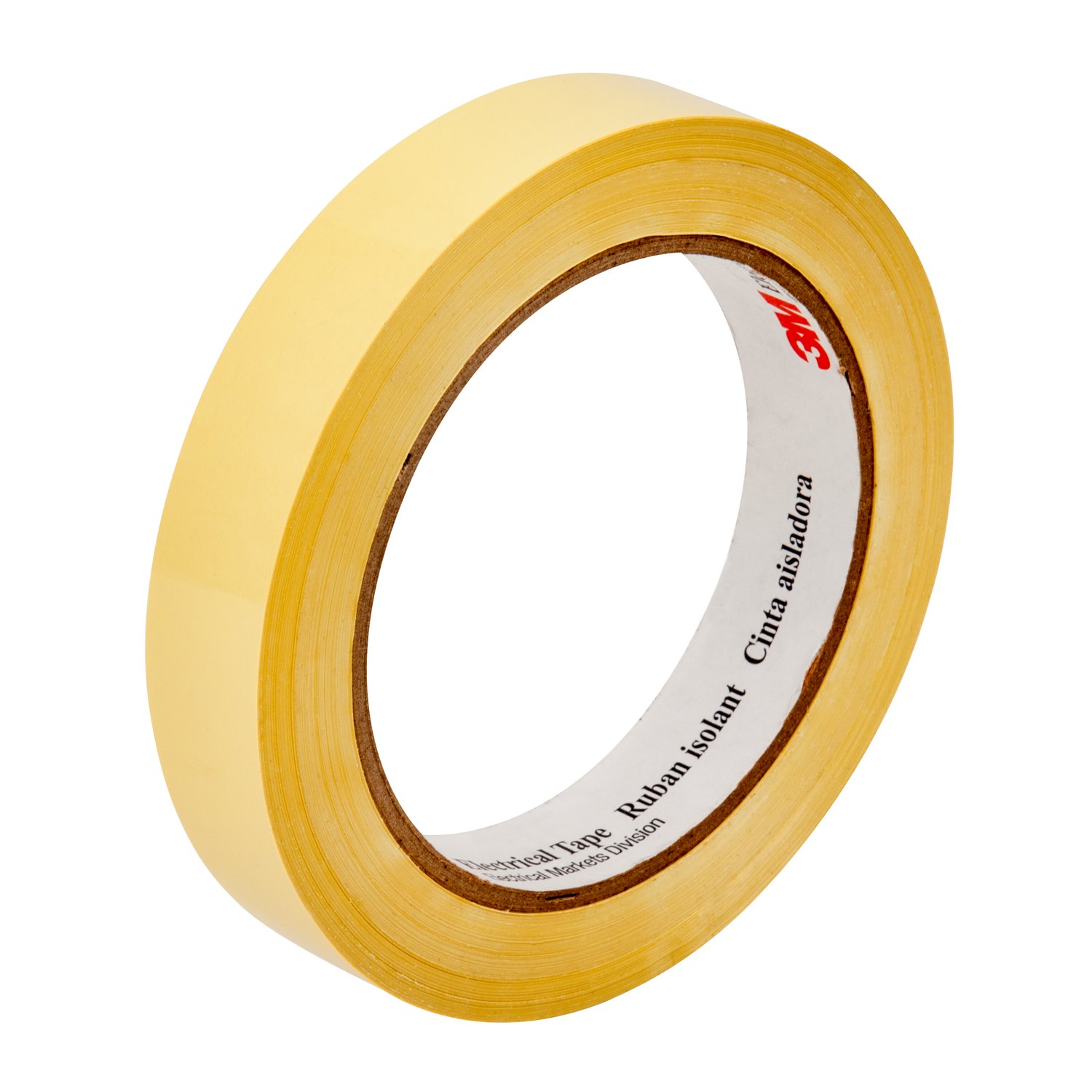 7010045350 - 3M Polyester Film Electrical Tape 56, a 2.2-mil tape, 1/4 in x 72 yds, yellow, 3-in plastic core, Bulk (SLP), 144 Rolls/Case
