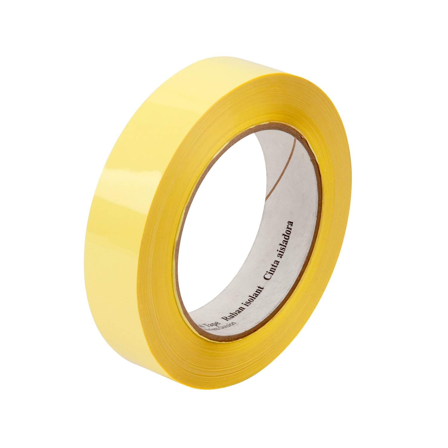 7010297667 - 3M Polyester Film Electrical Tape 1318-1, Yellow, 24 in X 72 yd, 3-in plastic core, Log roll, 1 Roll/Case