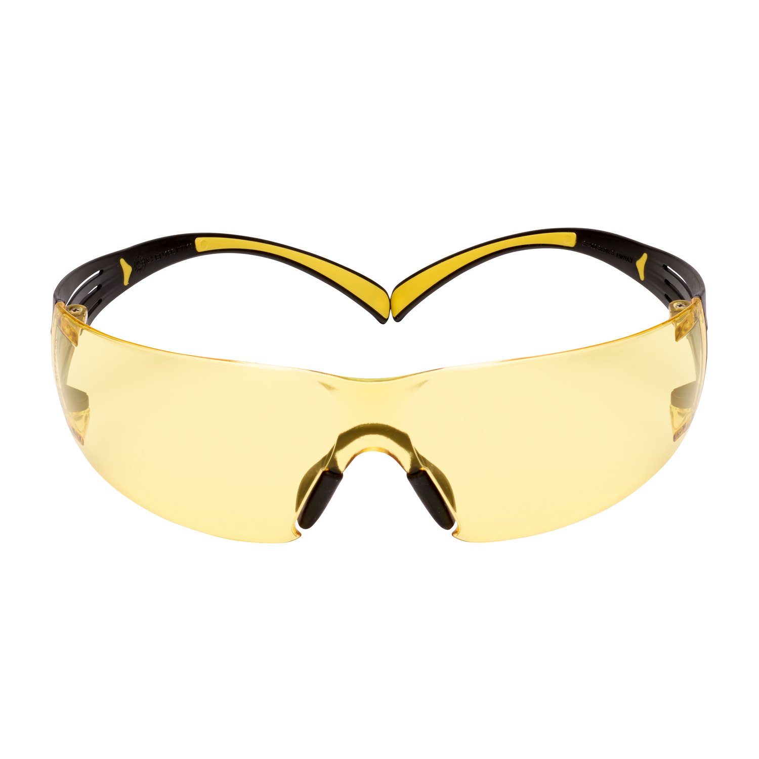 7100158219 - 3M SecureFit Safety Glasses SF403SGAF-YEL, Yellow/Black, Amber Scotchgard Anti-fog Lens, 20 EA/Case