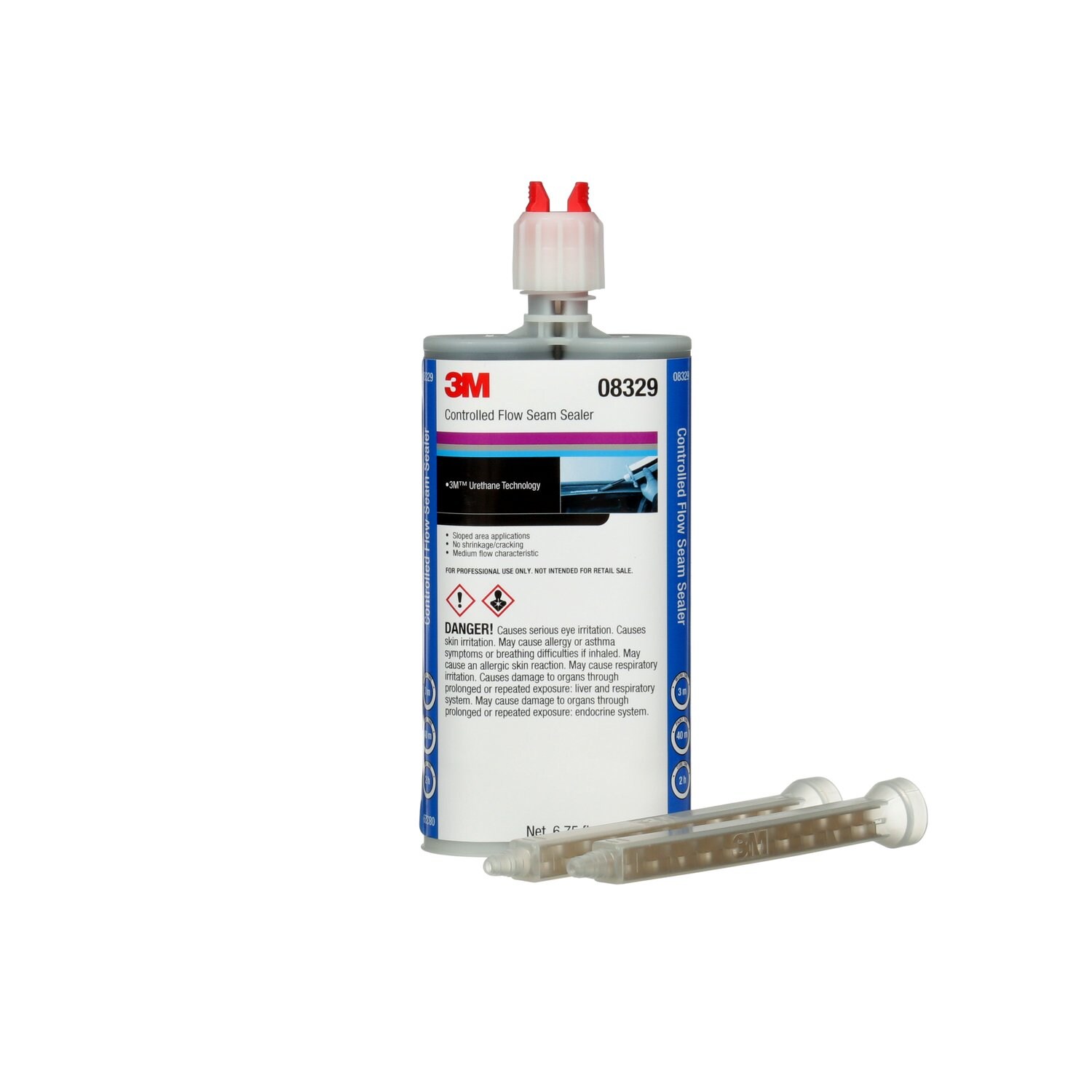 7000148203 - 3M Controlled-Flow Seam Sealer 08329, 200 mL Cartridge, 6/Case