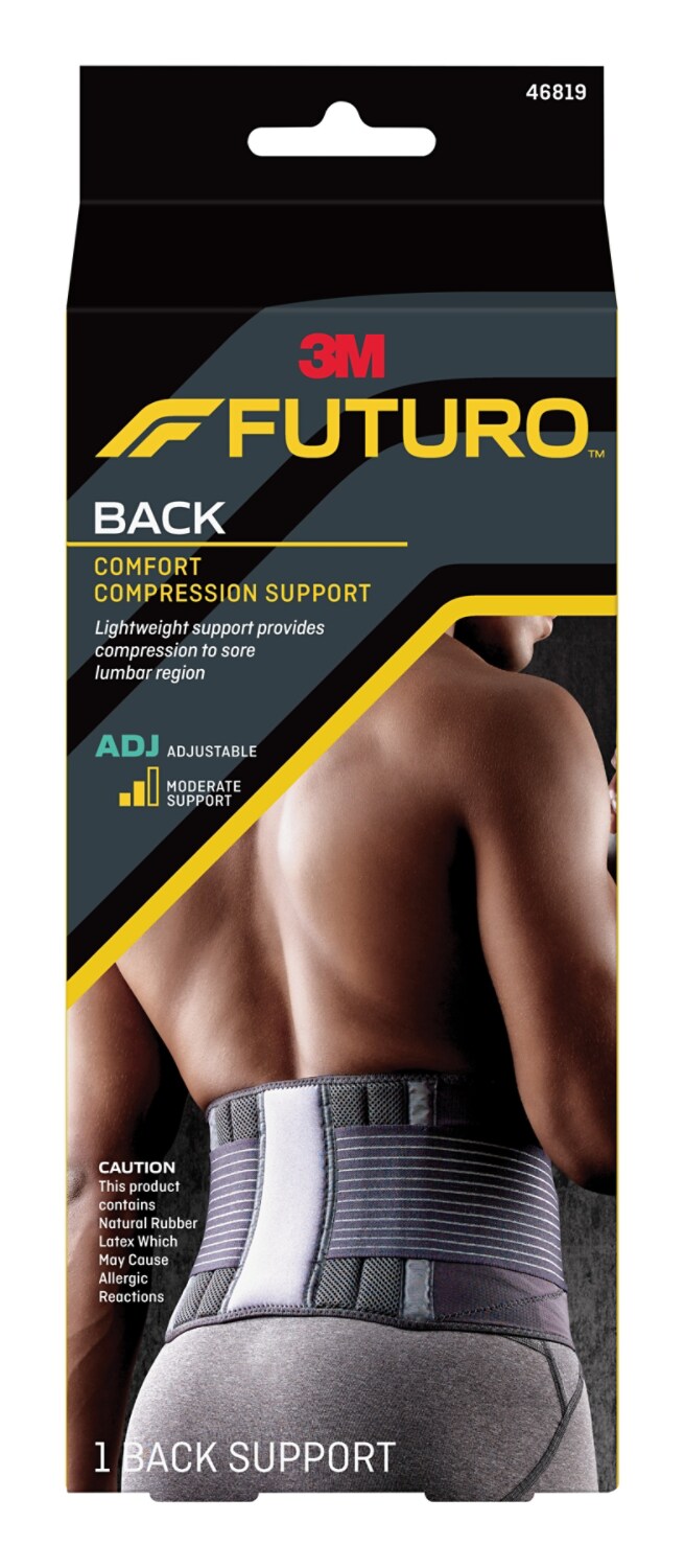 7100406948 - FUTURO Comfort Compression Back Support 46819ENR, Adjustable