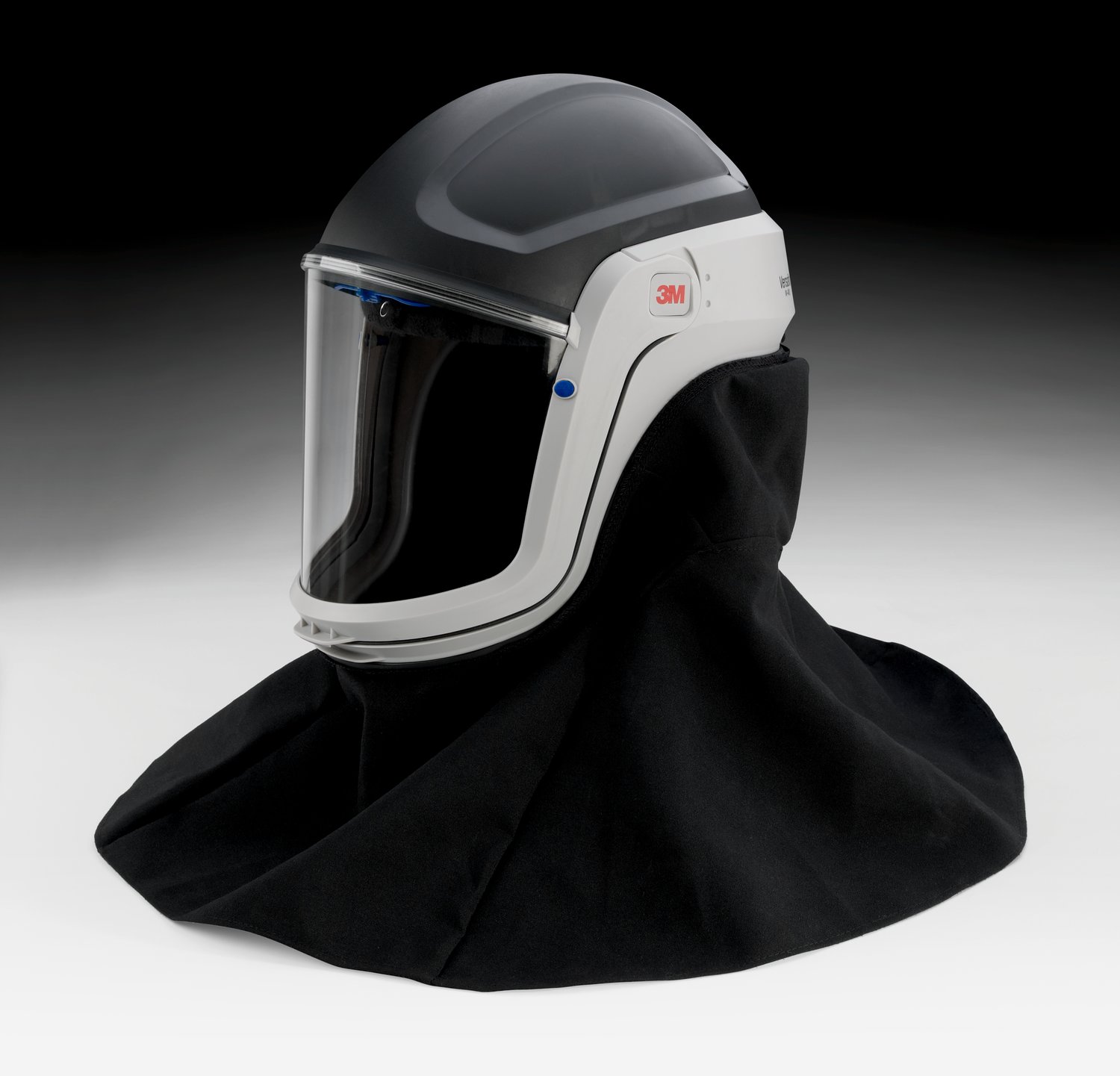 7000002395 - 3M Versaflo Respiratory Helmet Assembly M-407, with Premium Visor and Flame Resistant Shroud, 1 EA/Case