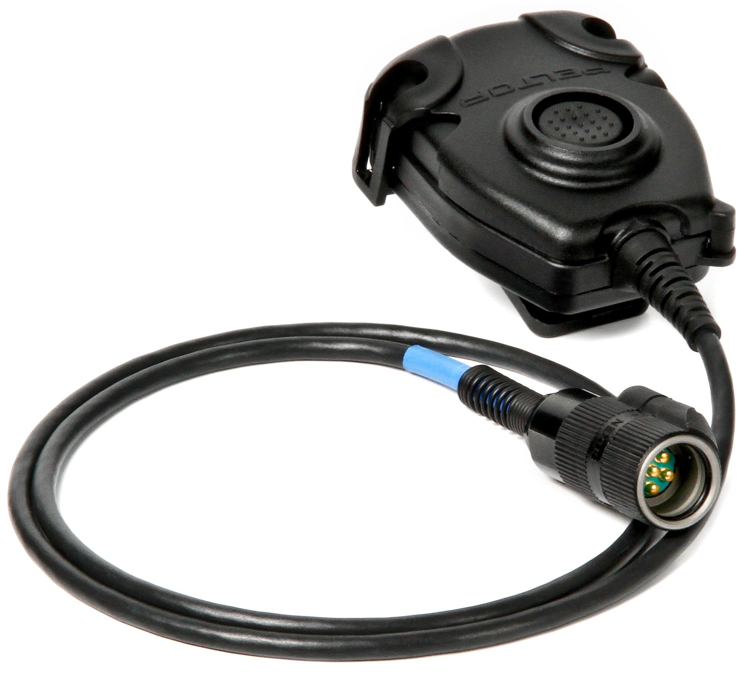 7000127382 - 3M PELTOR Push-To-Talk (PTT) Adapter Military Radio FL5601-02, with 6-PIN MIL-C-55116 Connector, 1 EA/Case