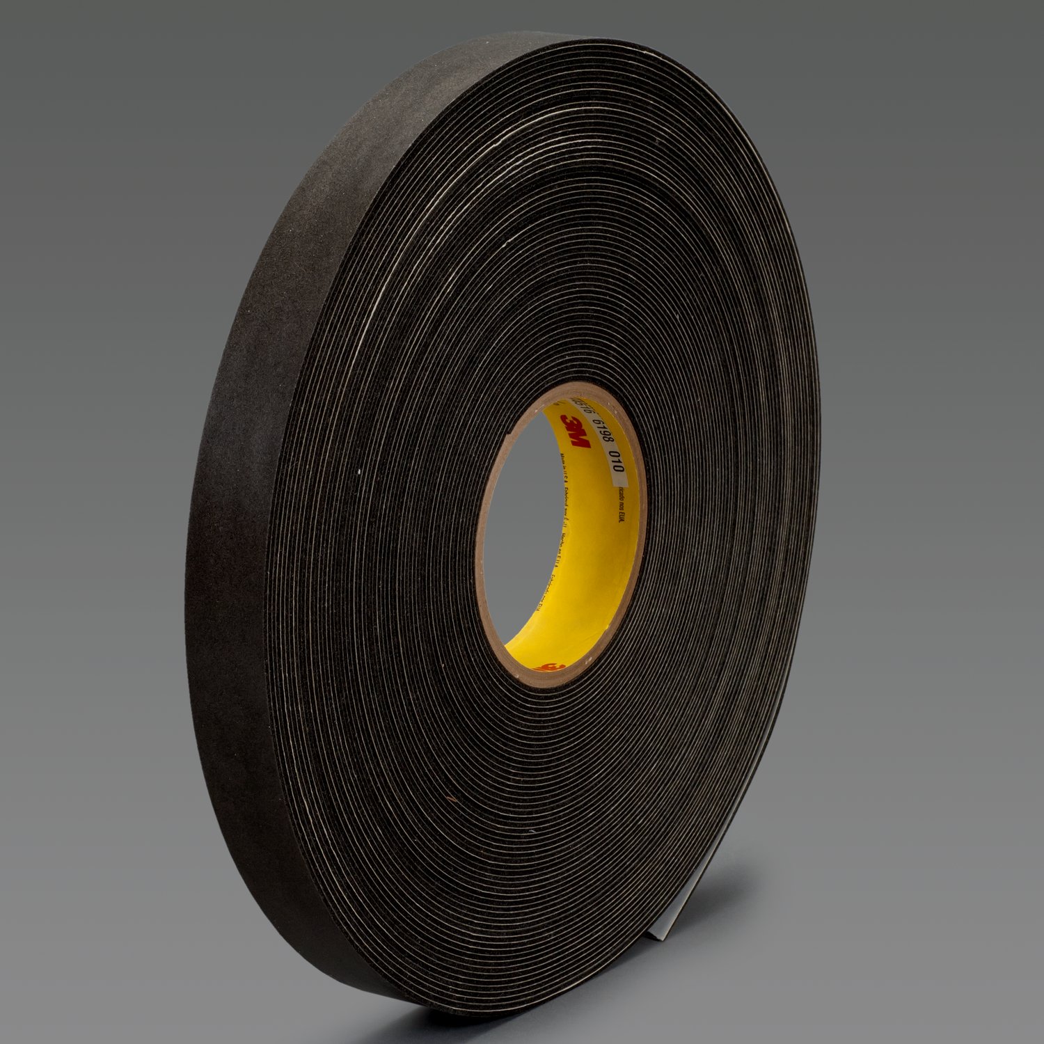 7010372820 - 3M Vinyl Foam Tape 4726, Black, 46 in x 36 yd, 62 mil, 1 roll per case