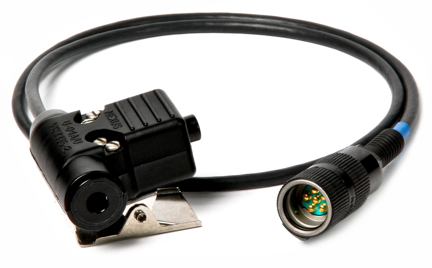 7010384651 - 3M PELTOR Push-To-Talk (PTT) Adapt, with 6 Pin MIL-C-55116 Connect for AN/PRC-148 and AN/PRC-152 Nexus Radios, FL-U/94A 1 EA/Case