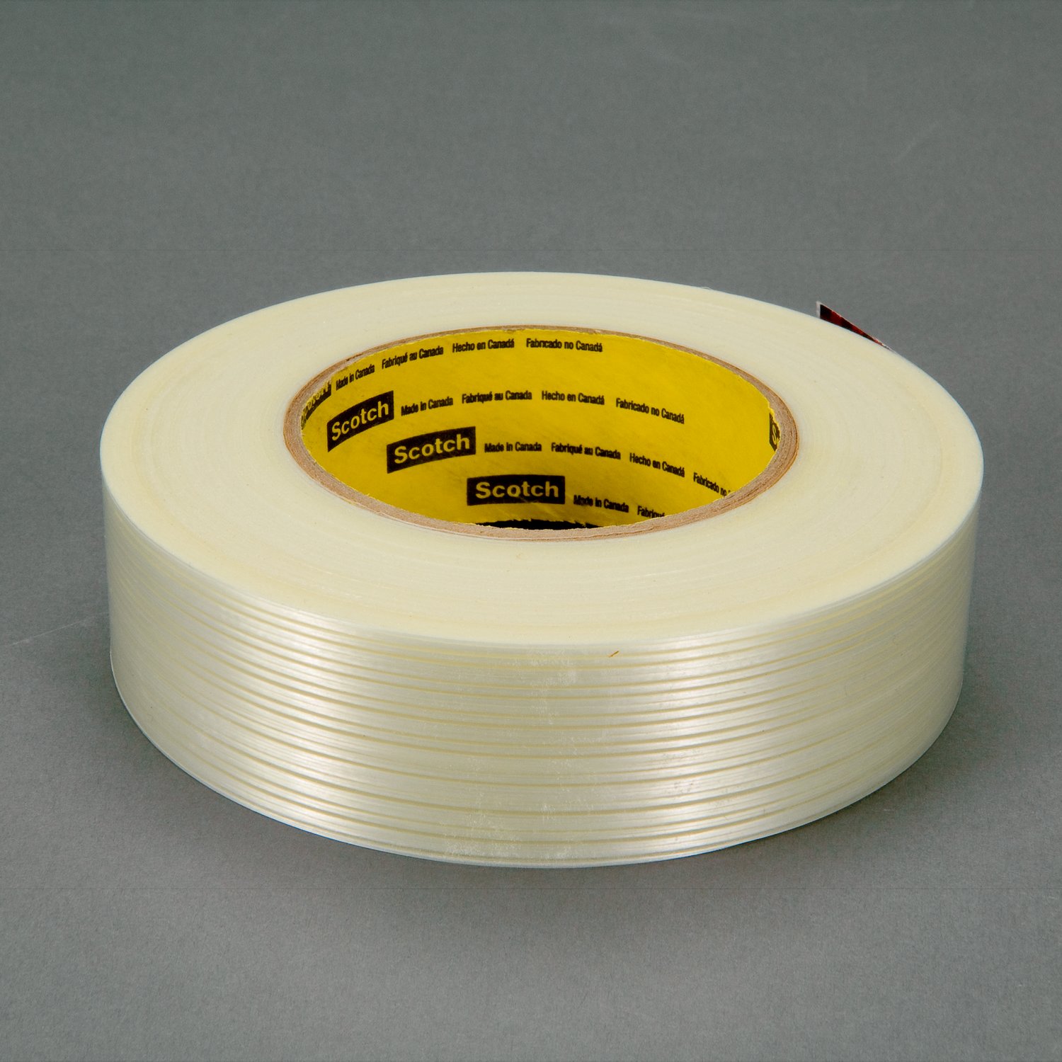 7000137919 - Scotch Filament Tape 8916V, Clear, 96 mm x 55 m, 6.8 mil, 64 rolls per
case