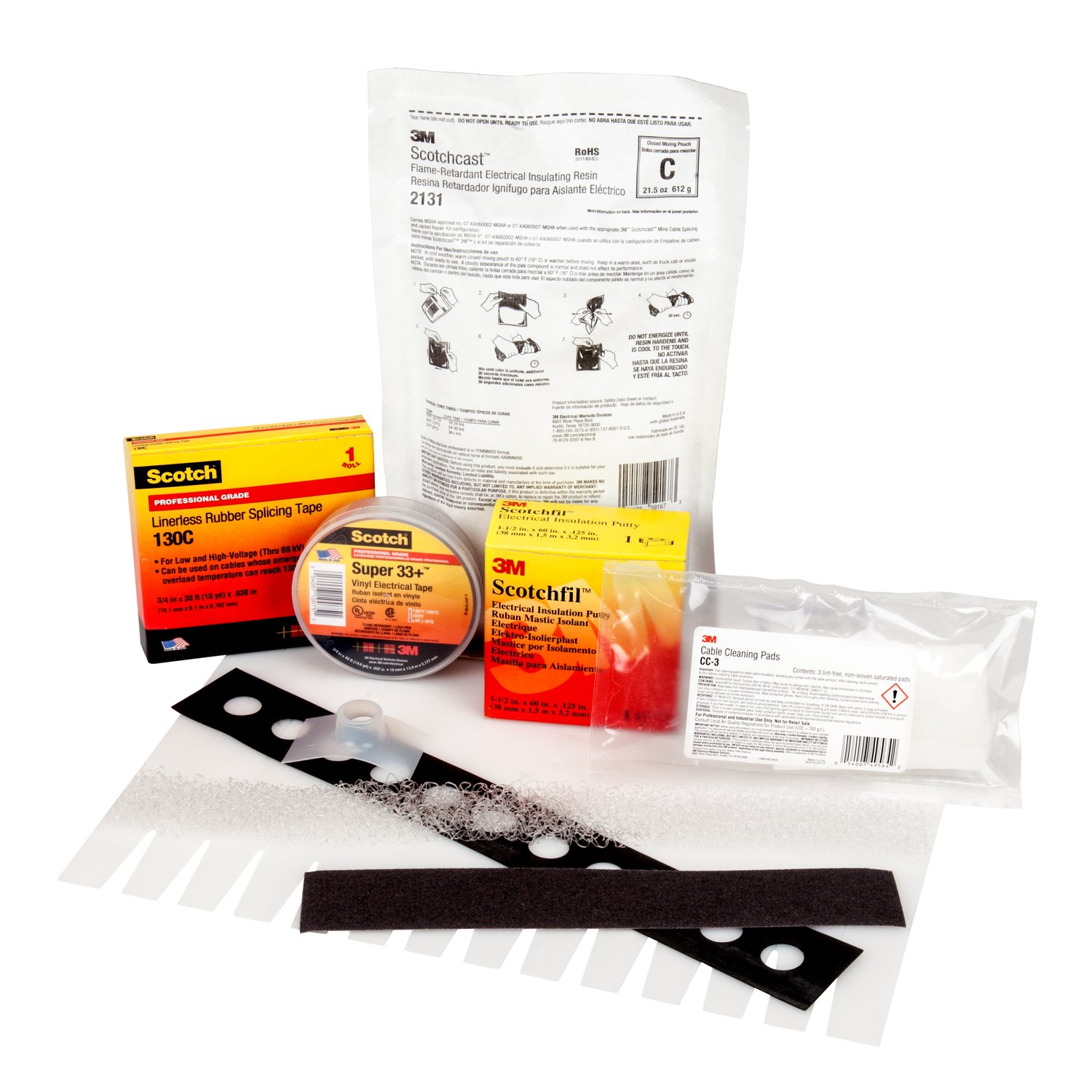 7000133440 - 3M Scotchcast Sheath Seal 5831 (2131), 1 Kits/Case
