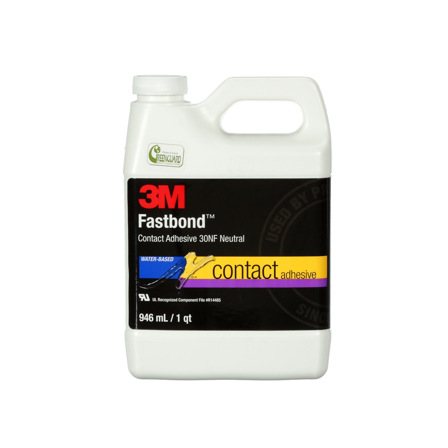 7000121381 - 3M Fastbond Contact Adhesive 30NF, Neutral, 1 Quart, 1 Can/Case, Sample
