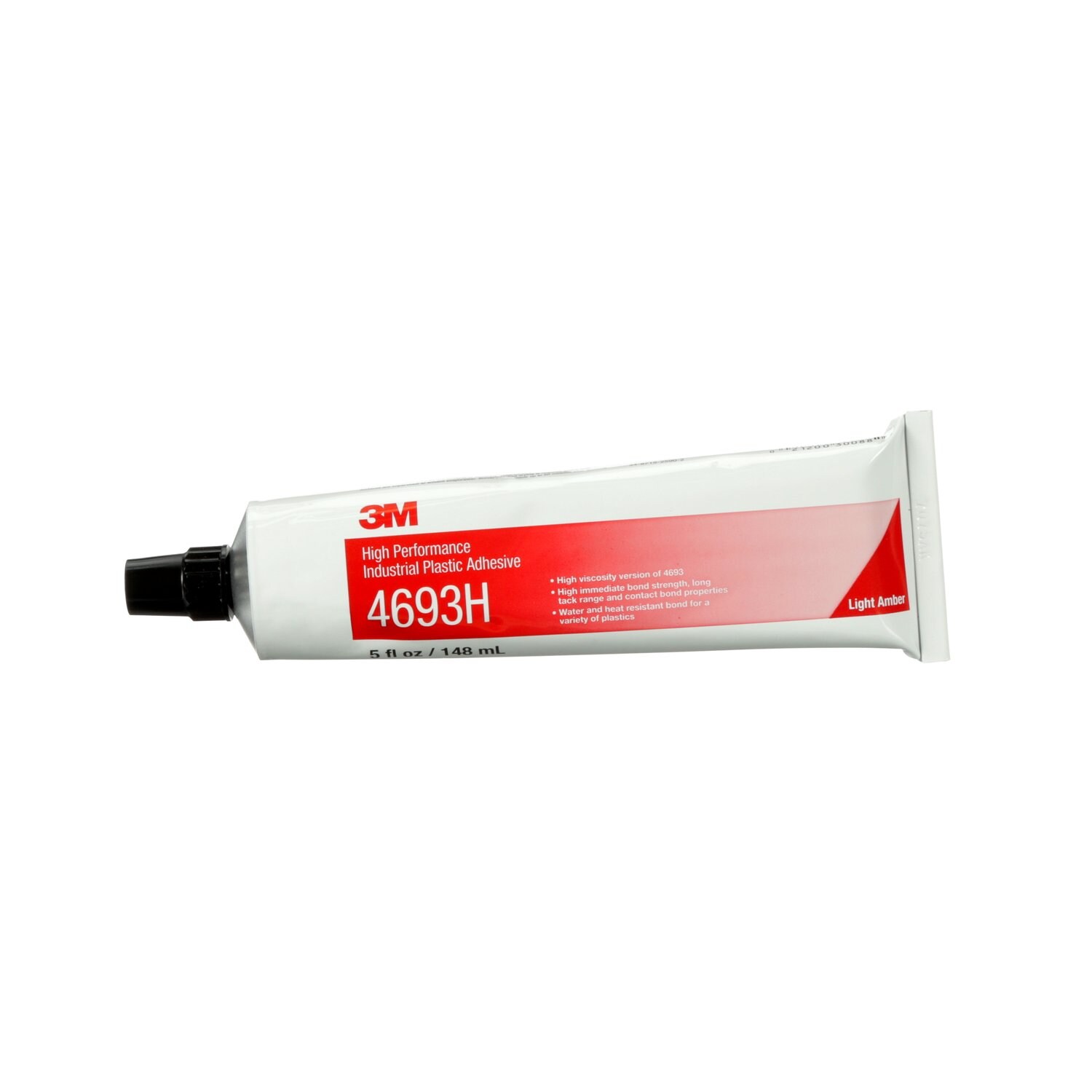 7010329897 - 3M High Performance Industrial Plastic Adhesive 4693H, Clear, 5 oz Tube, 1 Each/Case, Sample