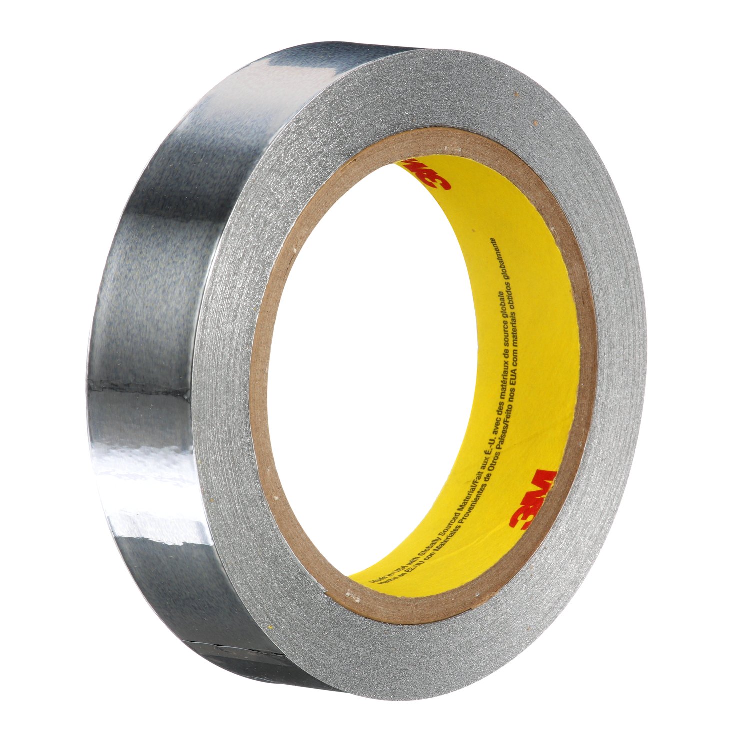 7100040976 - 3M Aluminum Foil Tape 431, Silver, 50 mm x 55 m, 3.1 mil, 24 Roll/Case