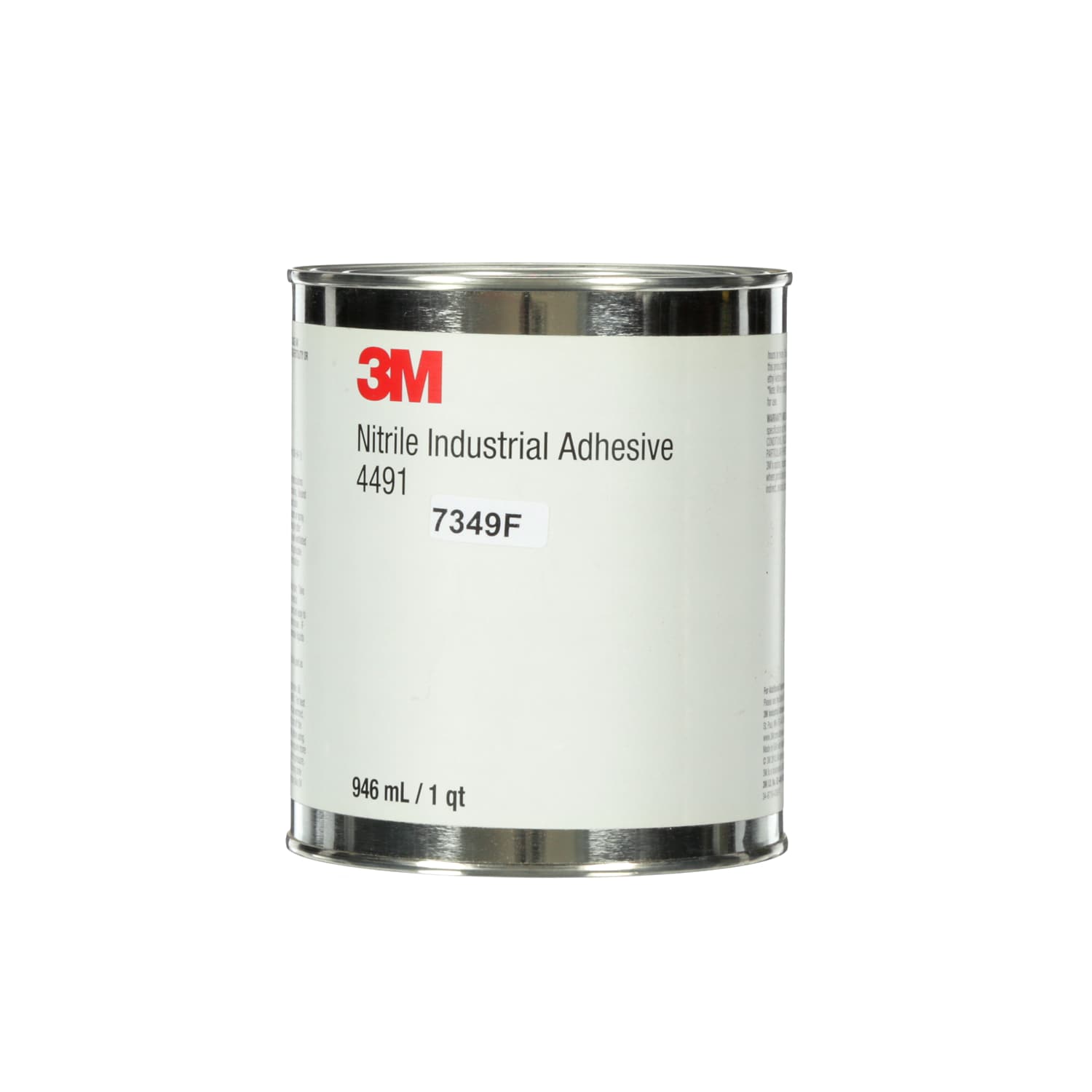 7010366332 - 3M Nitrile Industrial Adhesive 4491, Tan, 1 Quart, 1 Can/Case, Sample
