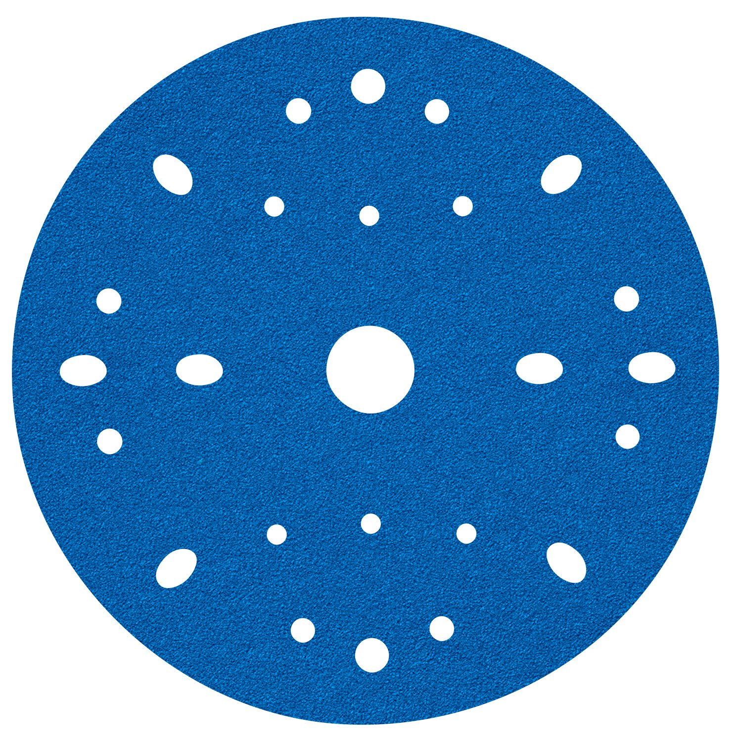 7100091243 - 3M Hookit Blue Abrasive Disc 321U, 36170, 6 in, 40, Multi-hole, 50 Discs/Carton, 4 Cartons/Case