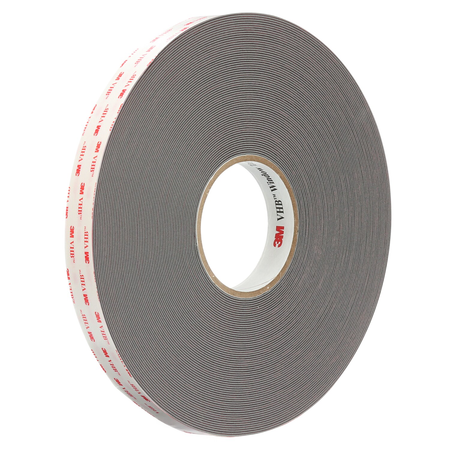 7100368925 - 3M VHB Window Tape B45P, Black, 0.84375 in x 144 yd, 8 Roll/Case