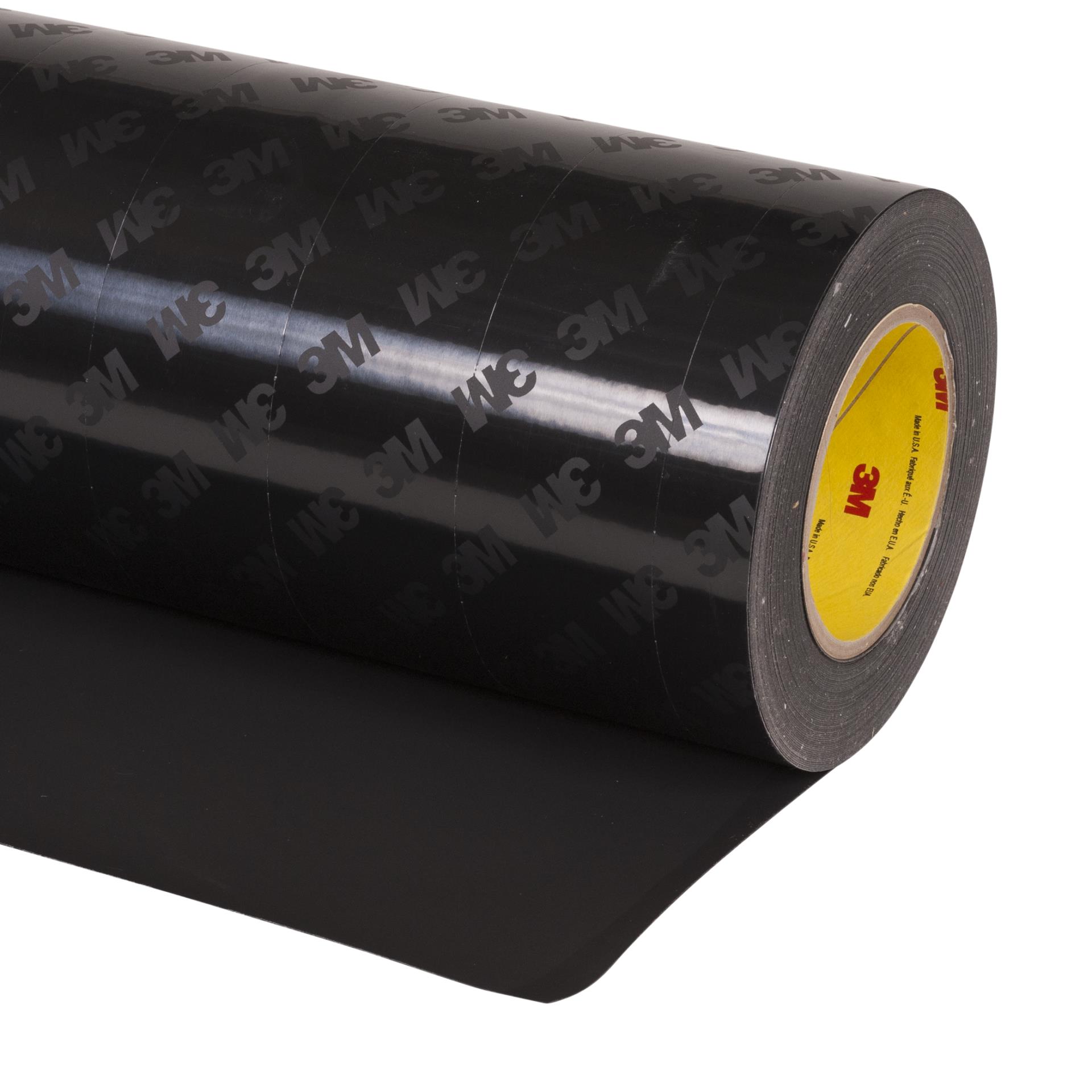 3M™ Polyurethane Protective Tape 8730HT, Matte Black, Skip Slit Liner, 12  in x 36 yd, Roll/Case Aircraft 9361713