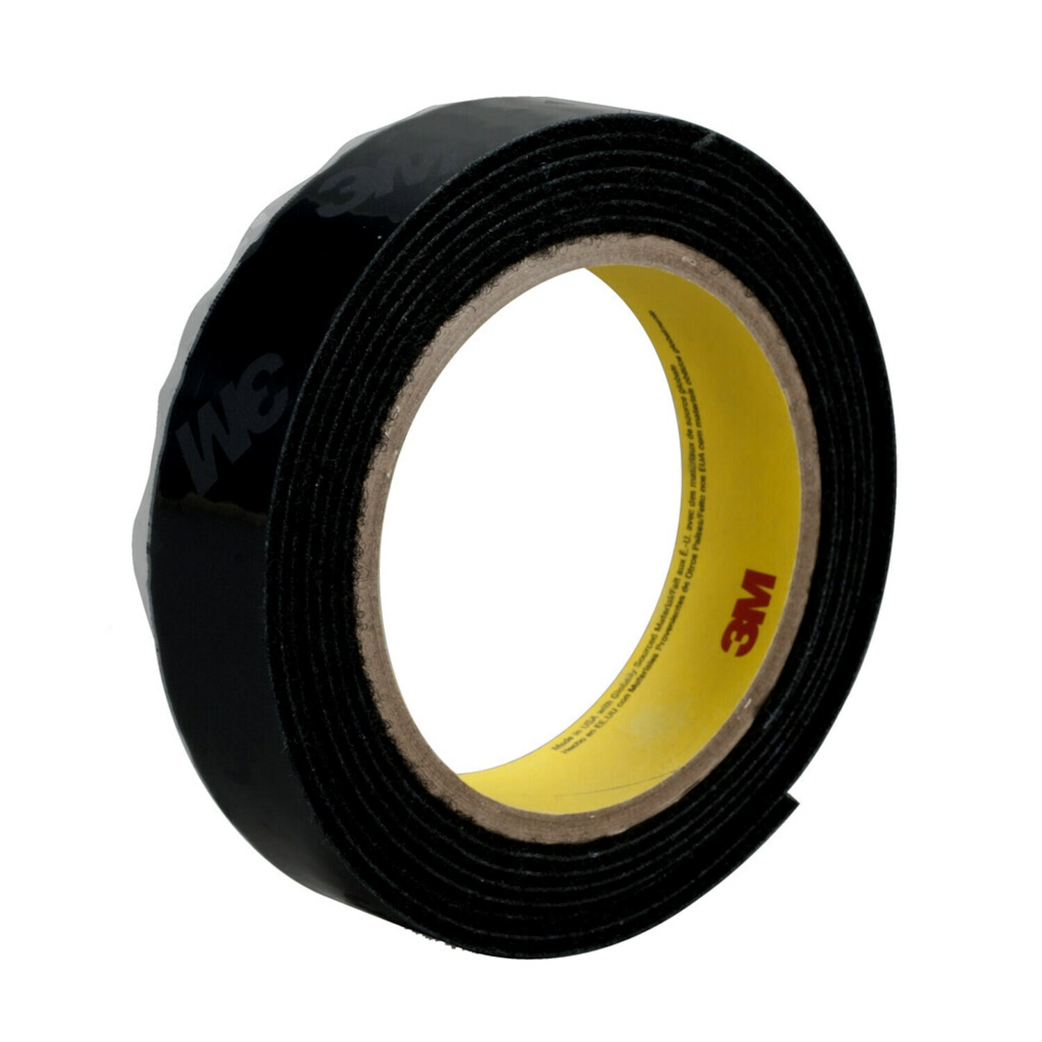 7000051909 - 3M Loop Fastener SJ3571, Black, 2 in x 50 yd, 2 Roll/Case