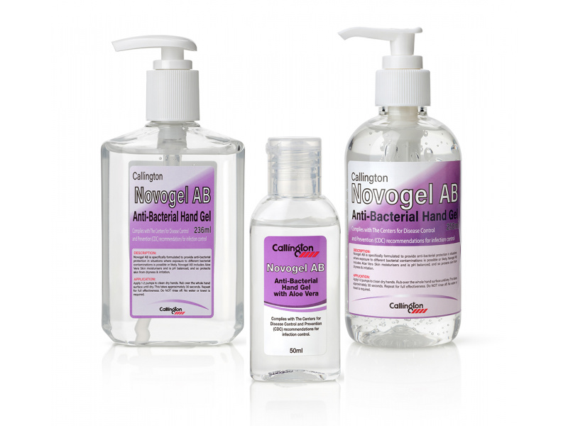 9024/16/LQ - CALLINGTON NOVOGEL AB - ANTIBACTERIAL HAND SANITIZER GEL - 236ML PC