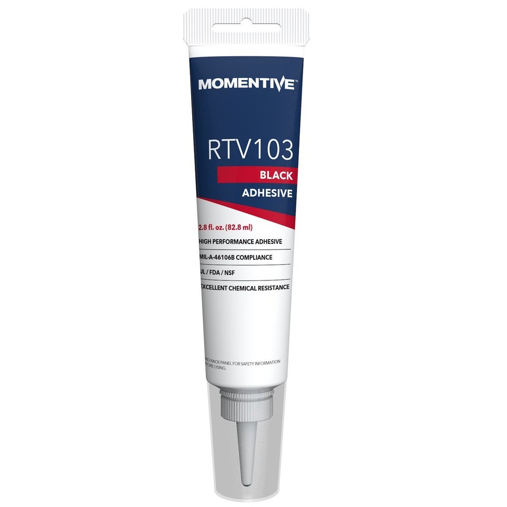  - MOMENTIVE-SNAPSIL RTV103-BLACK SILICONE ADHESIVE SEALANT- 2.8 OZ
