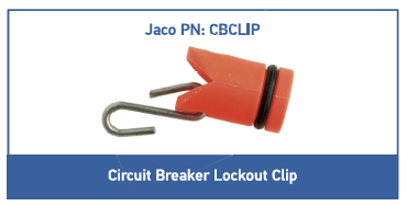 CBCLIP - CBCLIP..Circuit Breaker Lock out..ORANGE CLIP ONLY