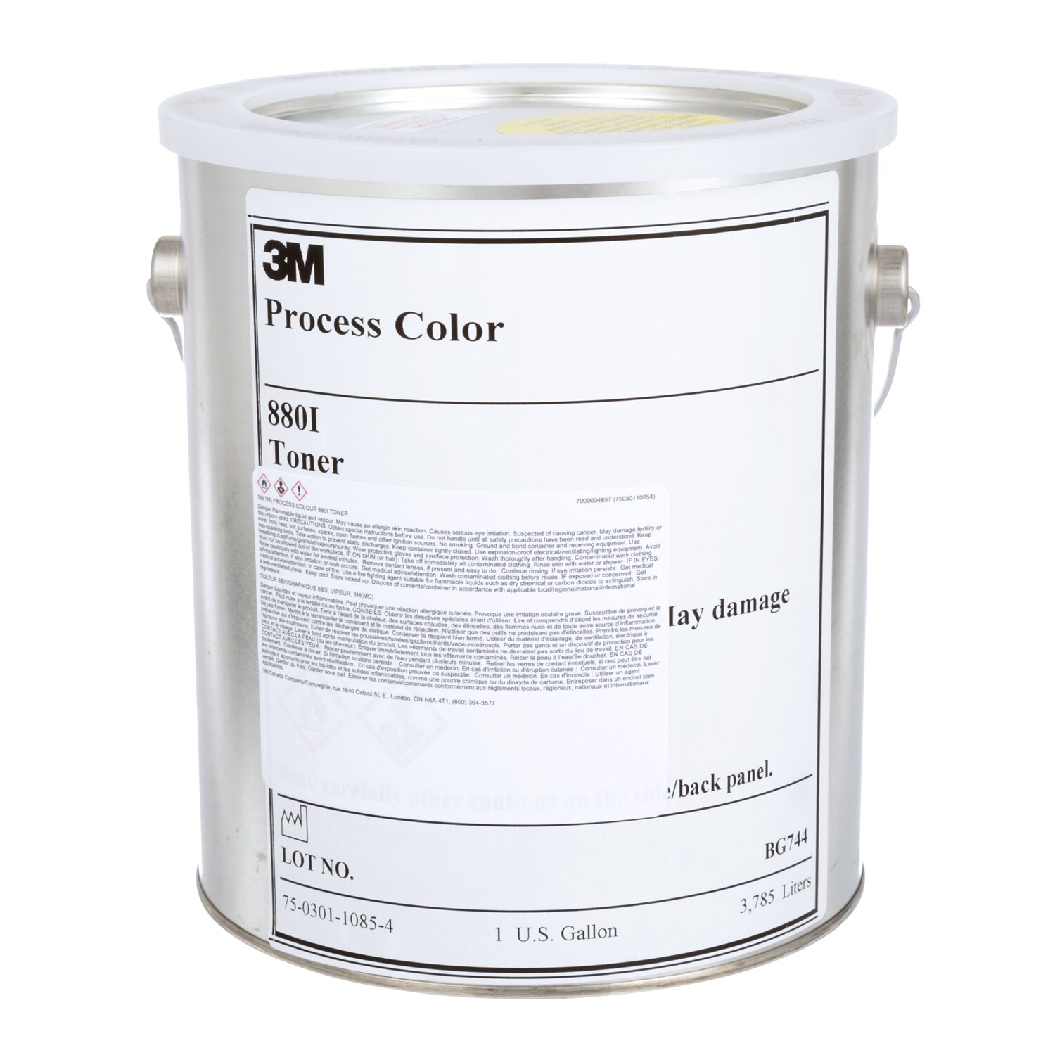 7100306856 - 3M CF0880I-201C PMS CLR Ink, Maroon, GAL, 1 gal/case