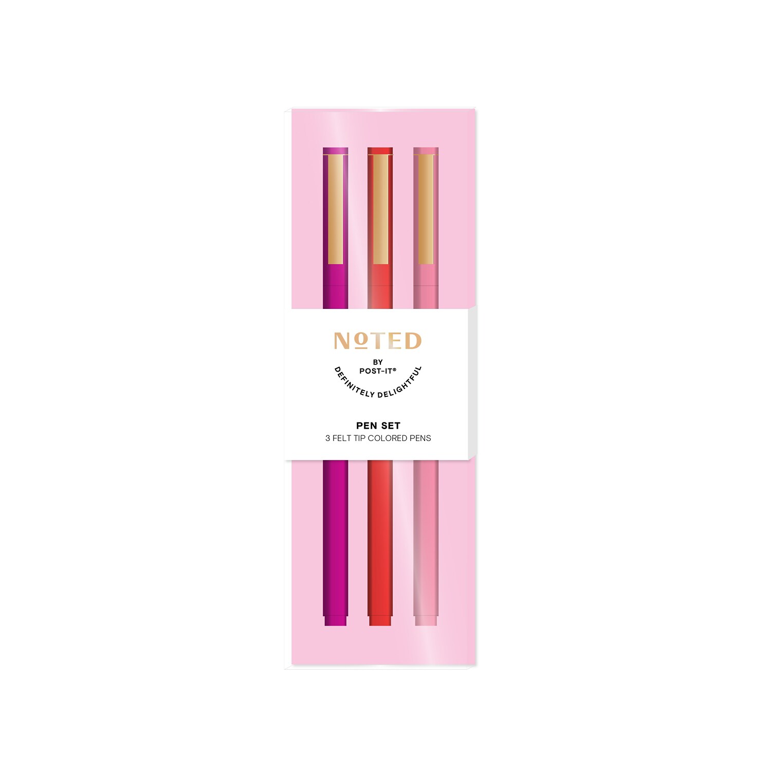 7100348941 - Post-it 3 Felt Tip Multi-Color Pens NTDV25-PEN-1