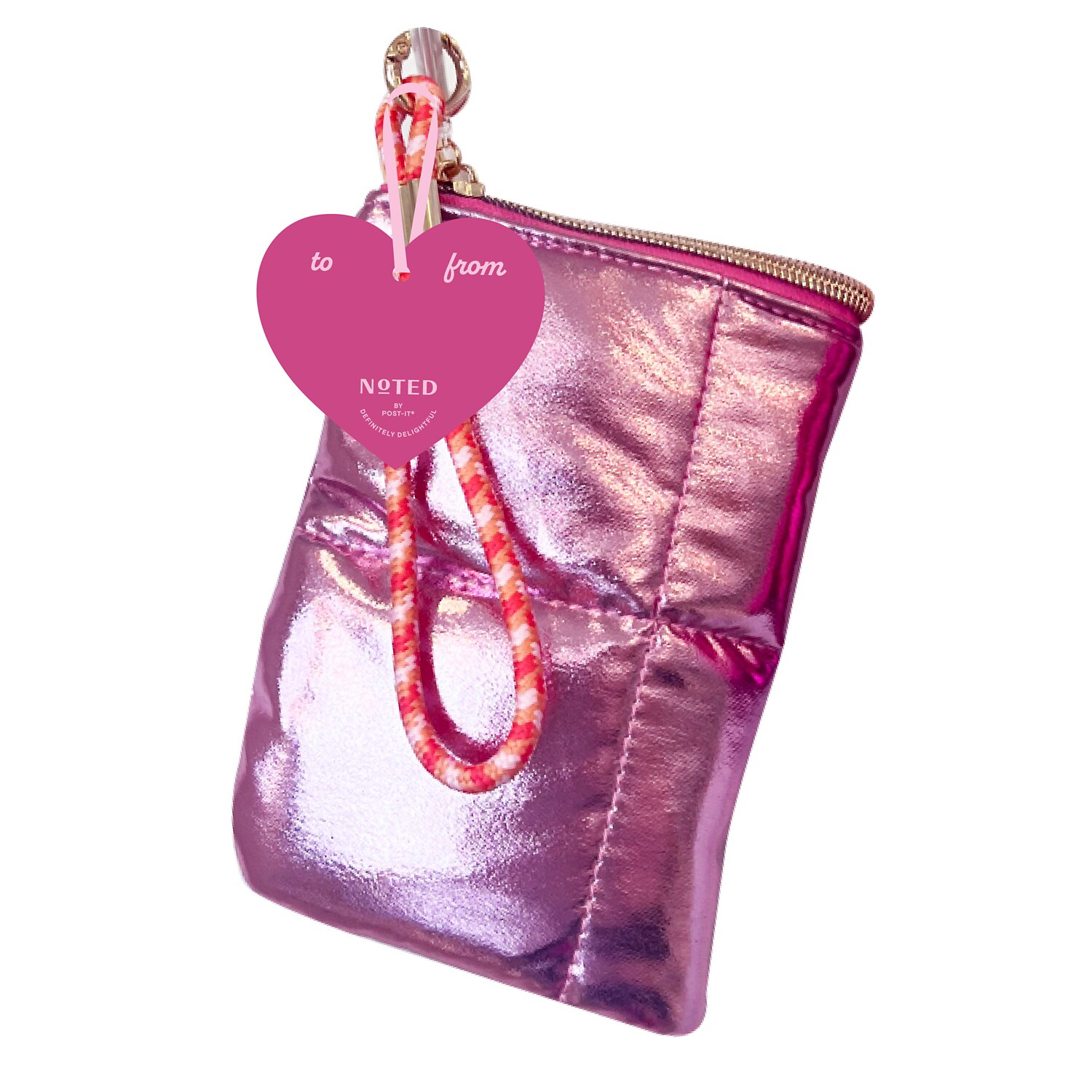 7100350758 - Post-it Puffer Pen Pouch NTDV25-PP-1, 5 in x 7.5 in (12.7 cm x 19 cm)