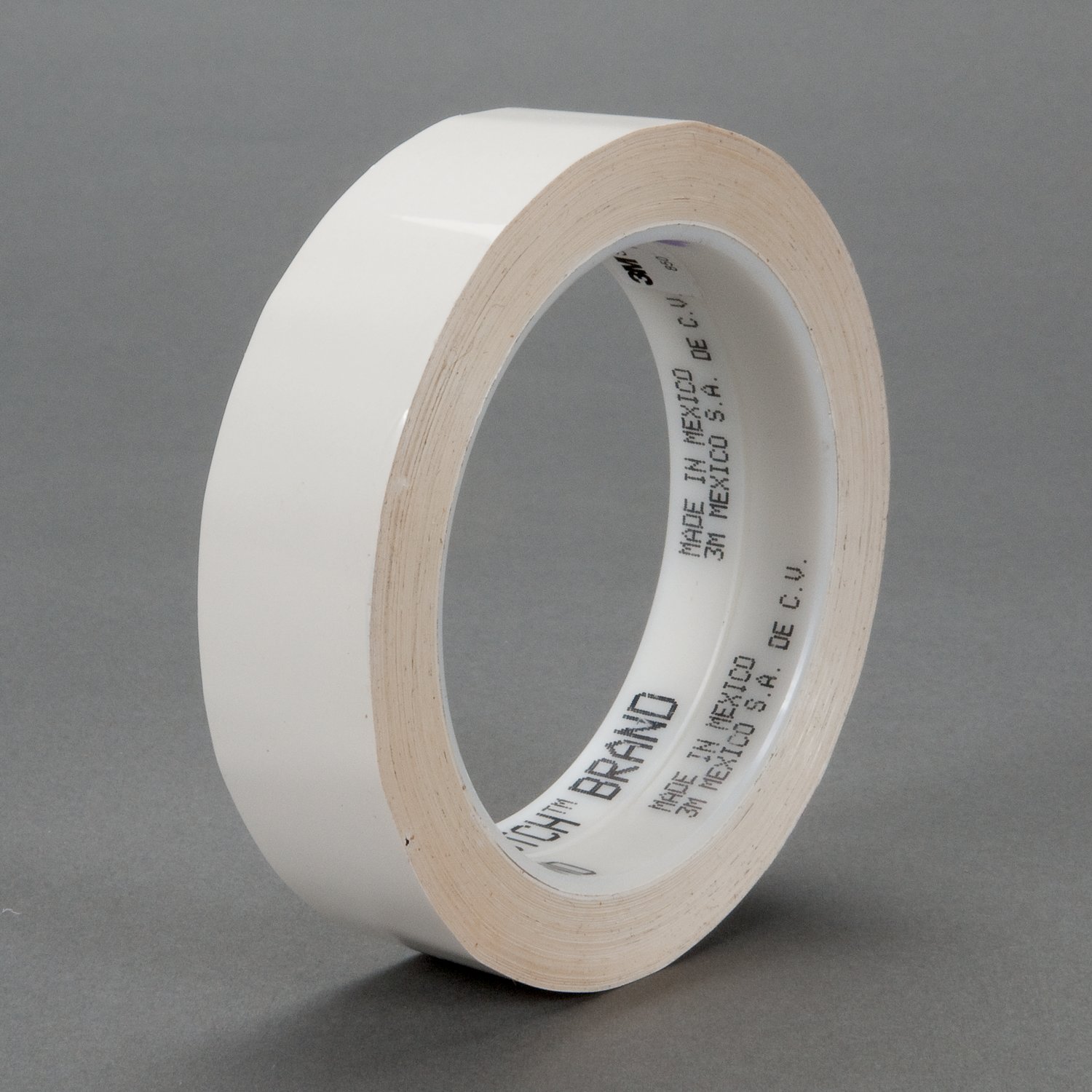 7000048767 - 3M Polyester Film Tape 850, White, 2 in x 72 yd, 1.9 mil, 24 Roll/Case