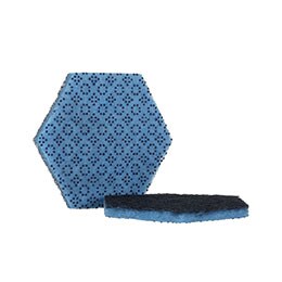 7100374404 - Scotch-Brite Low Scratch Scouring Pad 2000HEX, Blue, 60/Case
