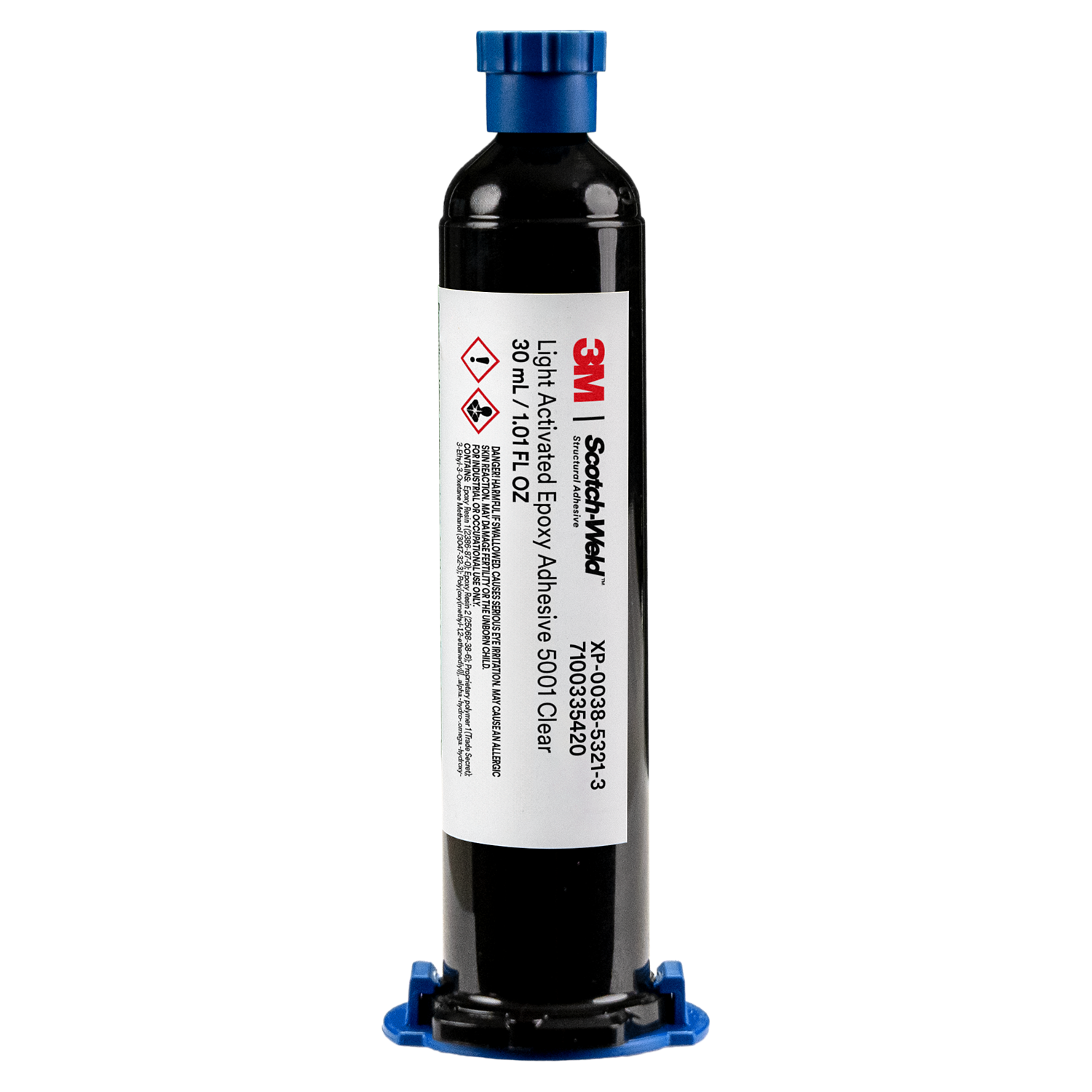 7100335420 - 3M Scotch-Weld Light Activated Epoxy Adhesive 5001, Clear, 30ml, 24/Case