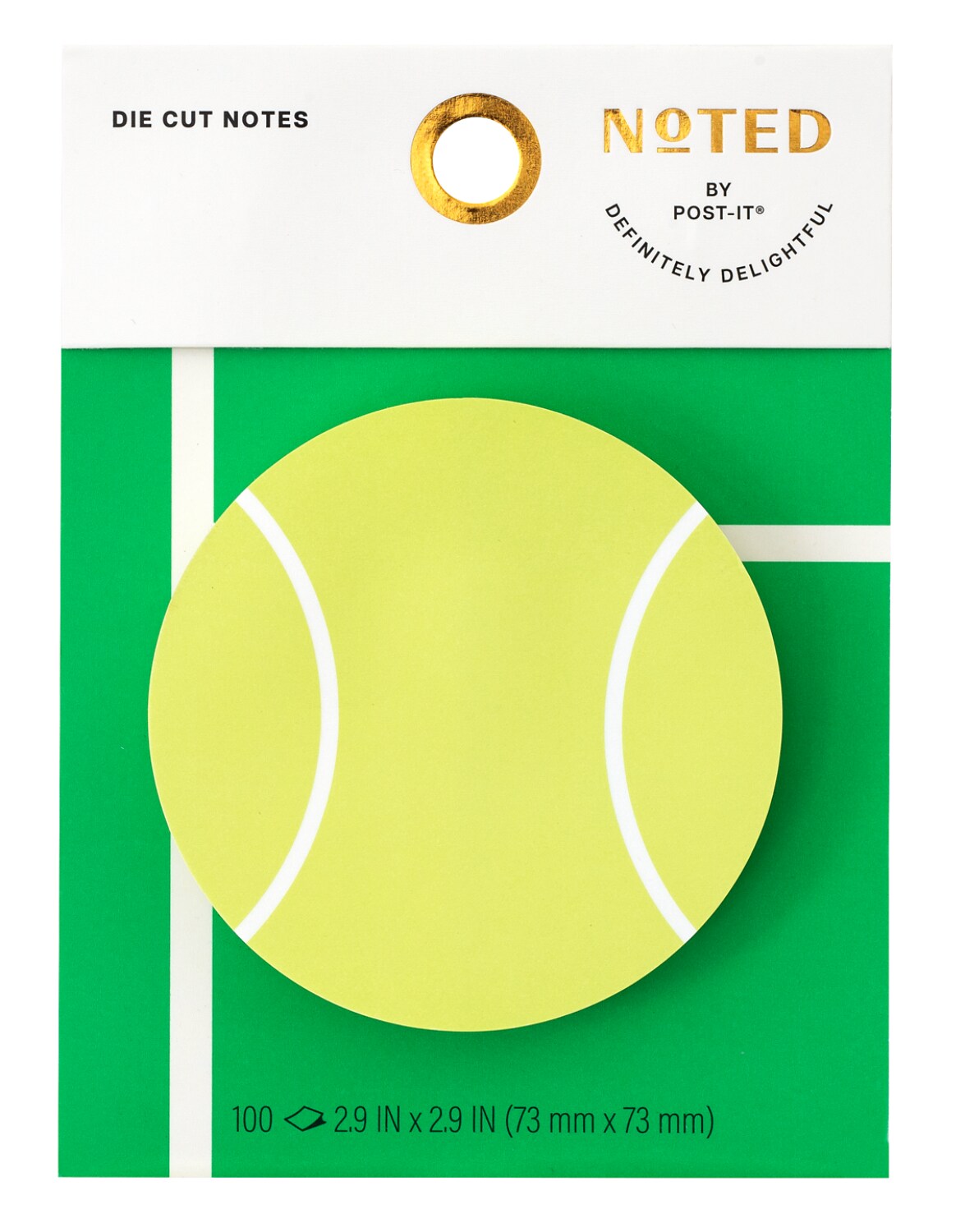 7100363504 - Post-it Die Cut Notes NTDSP25-BALL-1, 2.9 in x 2.9 in (73 mm x 73 mm), 100 Sheet