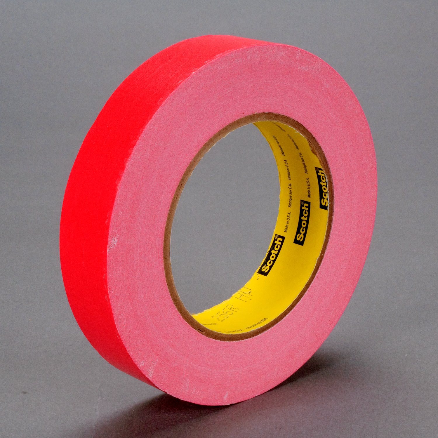7000047438 - Scotch Printable Flatback Paper Tape 256, Red, 1 in x 60 yd, 6.7 mil, 36/Case