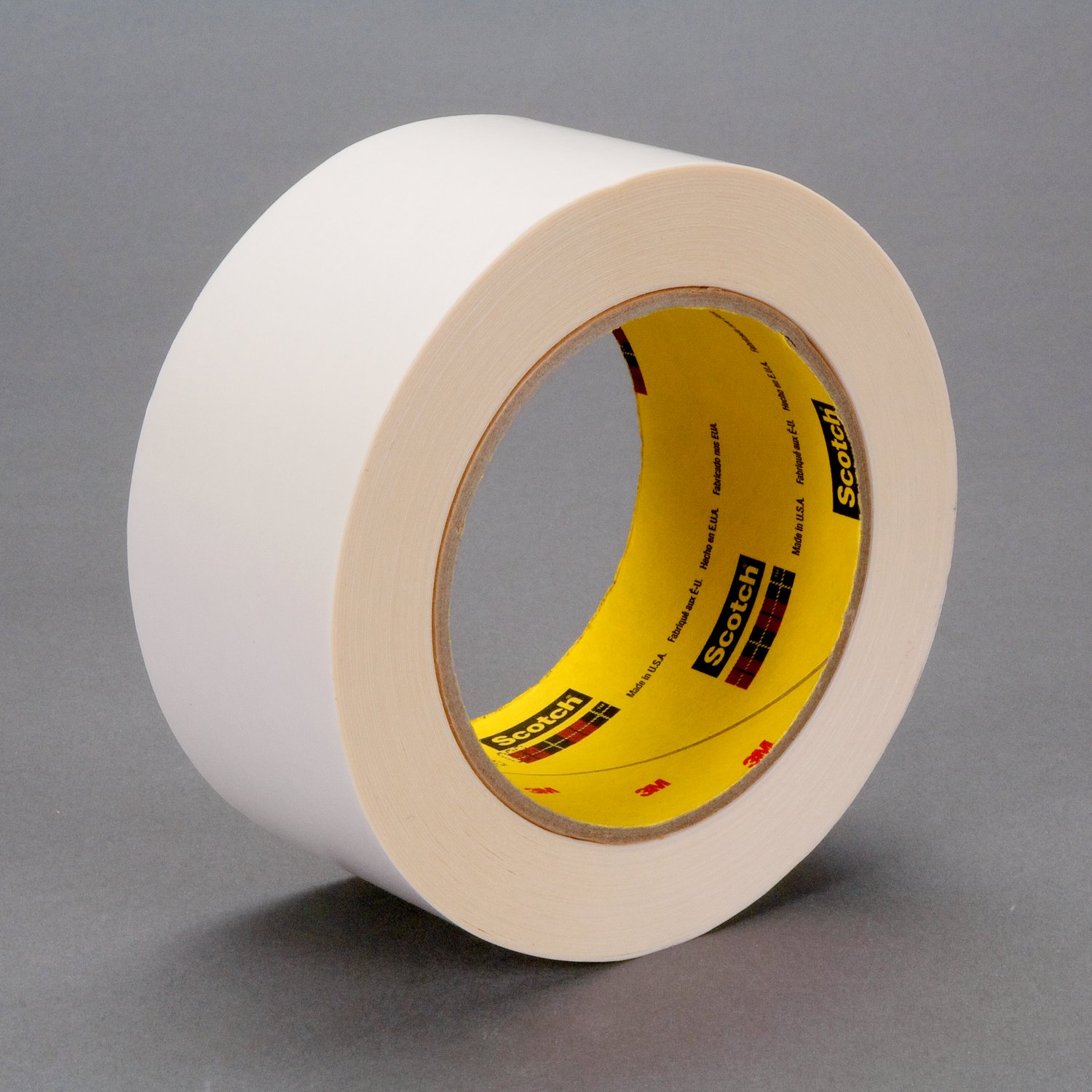 7100132869 - 3M Repulpable Double Coated Splicing Tape 9038W, White, 3 mil, Roll,
Config