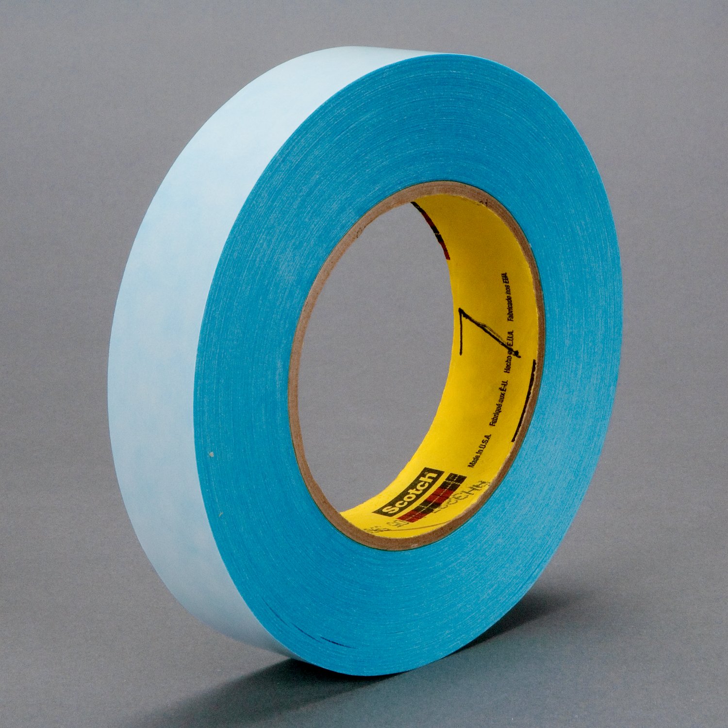 7100028055 - 3M Repulpable Double Coated Tape R3227, Blue, 24 mm x 55 m, 3.5 mil, 36 Roll/Case