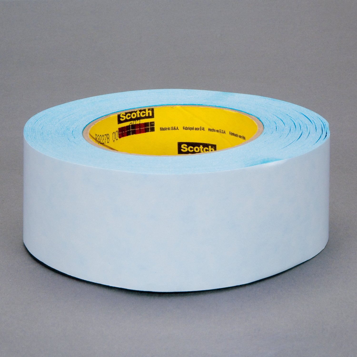 7100028056 - 3M Repulpable Double Coated Tape R3227, Blue, 36 mm x 55 m, 3.5 mil, 24 Roll/Case