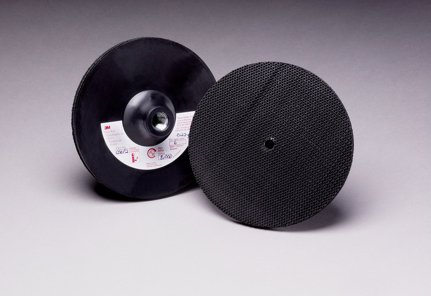 7000120890 - 3M Disc Pad Holder 916, 6 in x 1/8 in x 3/8 in x 5/8 in-11 Internal, 1 ea/Case