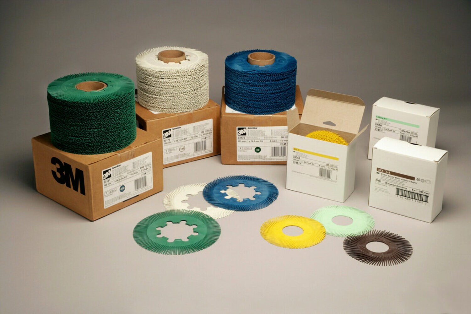 7010365491 - Scotch-Brite Radial Bristle Brush Replacement Disc T-C 150 RefiII 6 in, 40/Carton, 80 ea/Case