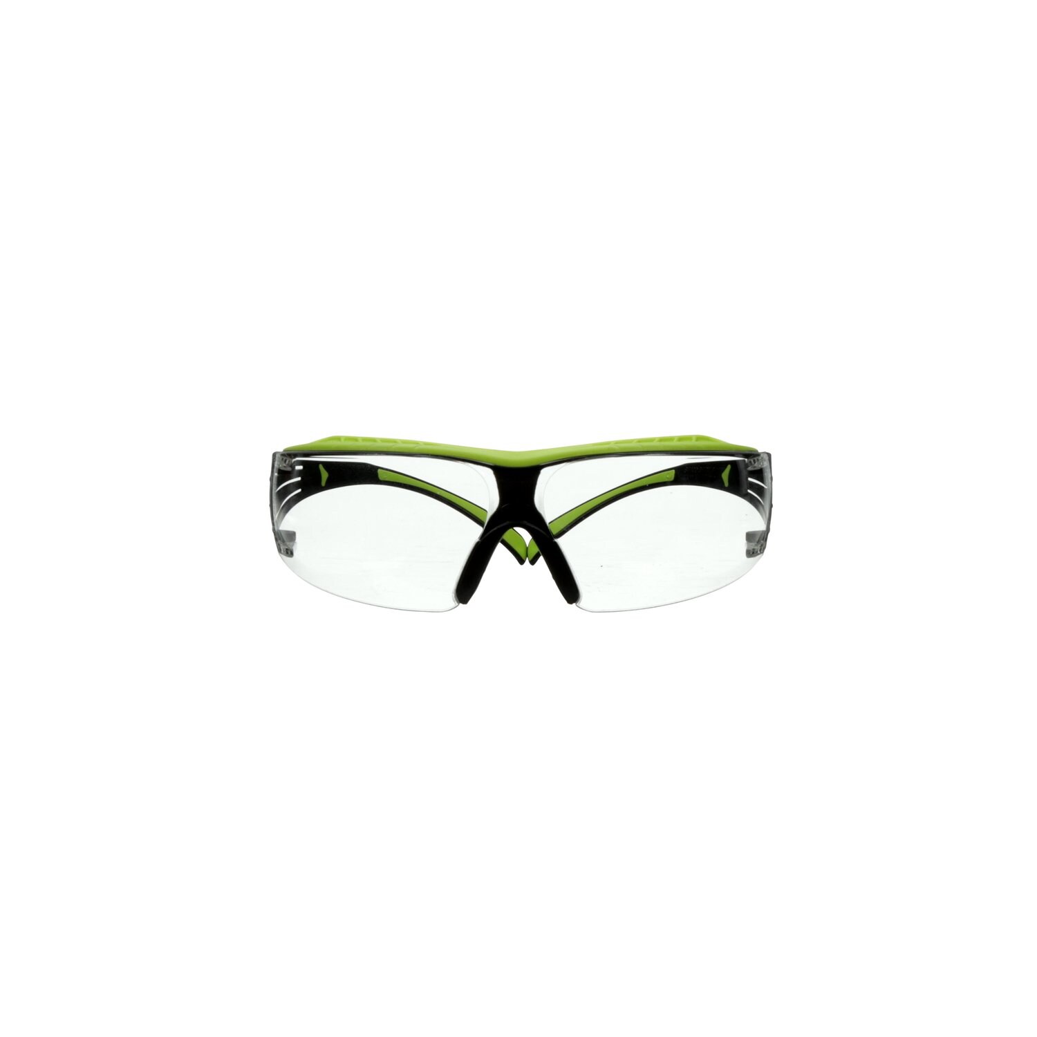 7100180045 - 3M SecureFit 400 Series Safety Glasses SF401XAF-GRN, Green/Black,
Clear Anti-Fog/Anti-Scratch Lens, 20 EA/Case