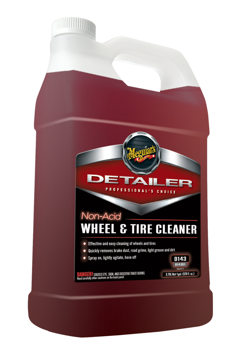 7100178724 - Meguiar's D143 Detailer Non-Acid Wheel & Tire Cleaner, 1 Gallon