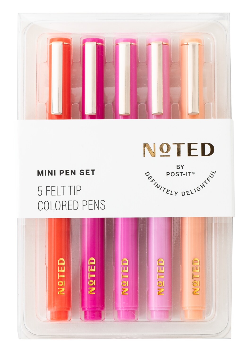 7100366204 - Post-it Noted Mini Pen Set NTD11-MPEN-1, 5 Felt Tip Pens