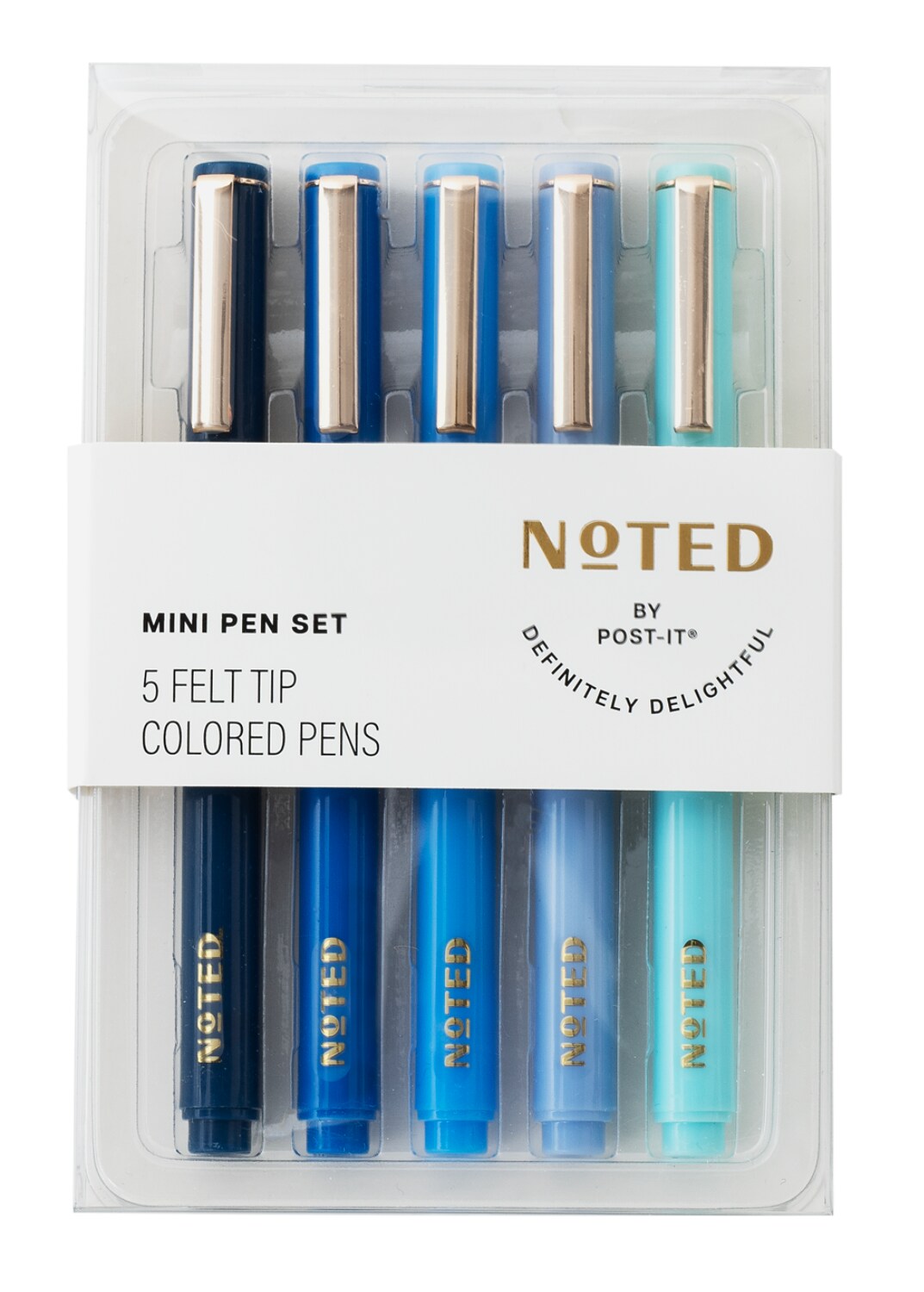 7100366205 - Post-it Noted Mini Pen Set NTD11-MPEN-2, 5 Felt Tip Pens