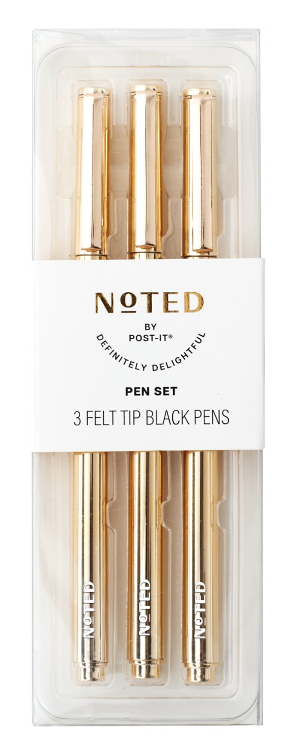 7100364487 - Post-it Noted Metallic Pen Set NTD11-PEN-2, 3 Pens