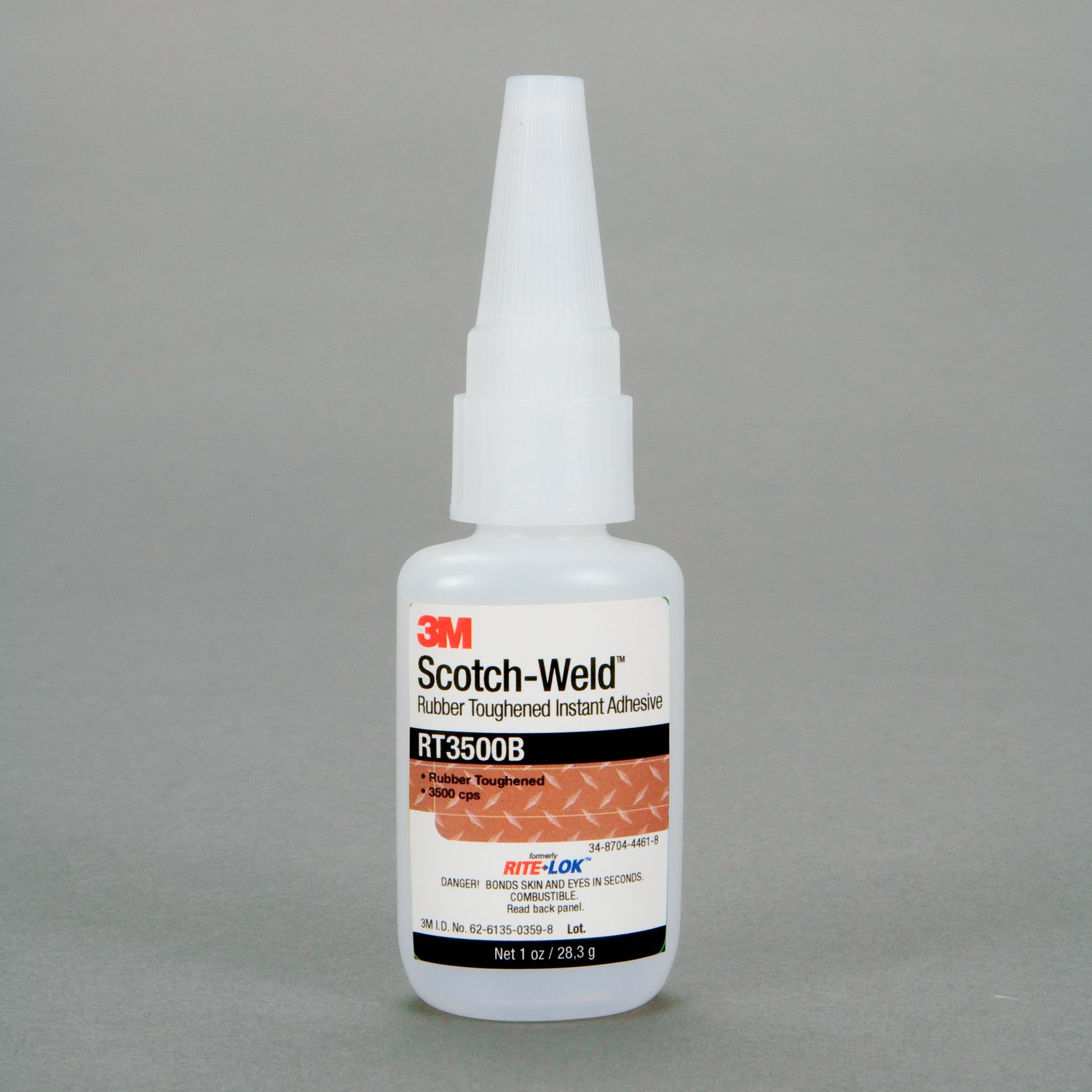 7100039251 - 3M Scotch-Weld Rubber Toughened Instant Adhesive RT5000B, Black, 20
Gram, 10 Bottles/Case