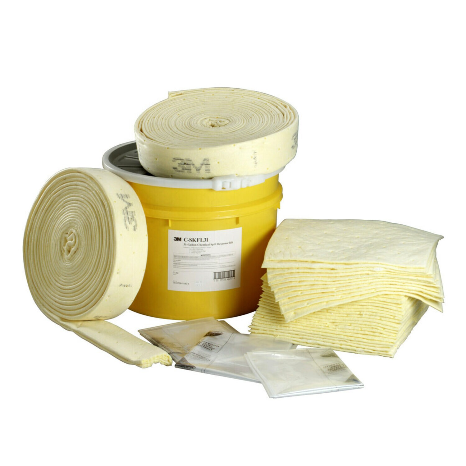 7000002004 - 3M Chemical Sorbent Folded Spill Kit C-SKFL31, 31 Gallons, 1 Each/Case