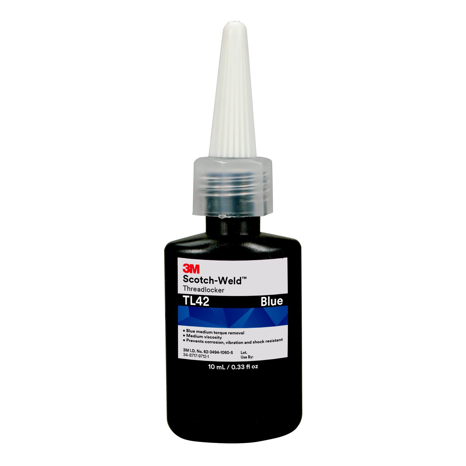 7100064043 - 3M Scotch-Weld Threadlocker TL42, Blue, 1 mL Pipette, 100/case
