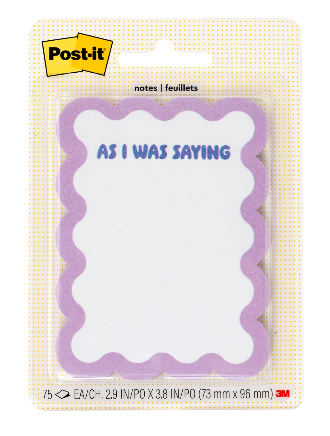 7100394023 - Post-it Mini List Notes W25-34-5, 73 mm x 96 mm, Purple-Blue, 75 sheet